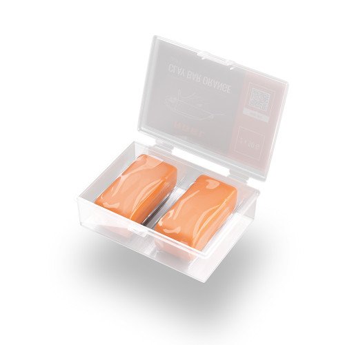 Argila Decontaminare Auto Fina ADBL Clay Bar Soft, Portocaliu, 100g, 2 buc