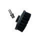 Perie Medie Textil cu Adaptor Bormasina ADBL Twister Medium, 100mm