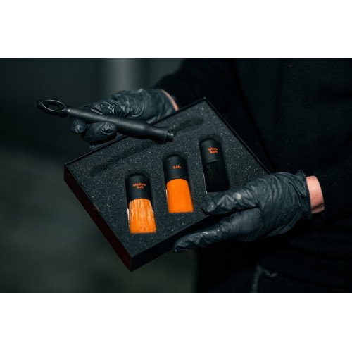 Set Pensule Detailing ADBL Round Detailing Brush Pro, 4 buc