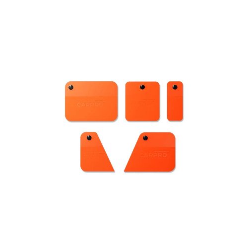 Set Raclete Flexibile Folie PPF CarPro Rubber Squeegee, 5 buc