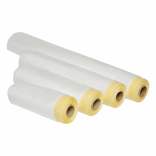 Folie Protectie cu Banda Adeziva Colad Plastic Film with Tape, 34cm x 25m
