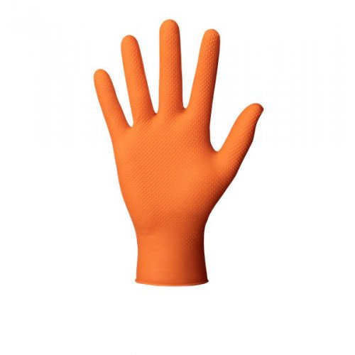 Manusi Nitril Gogrip, Portocaliu, M, 50 buc