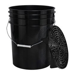 Set Galeata Spalare Auto cu Grit Guard speckLESS Wash Warriors, Negru, 20L