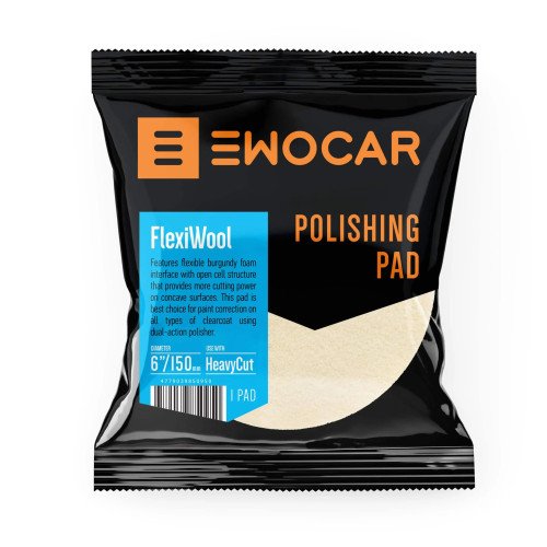 Pad Polish Lana Abraziv Ewocar FlexiWool Pad, 150mm