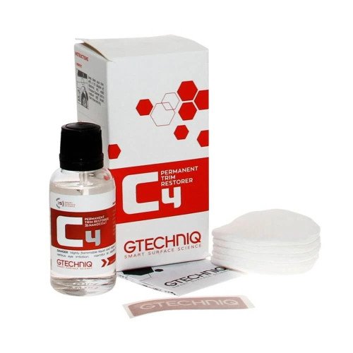 Solutie Restaurare Plastic Auto Gtechniq C4 Permanent Trim Restorer, 15ml