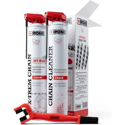 Kit Intretinere Lant Moto Ipone Off-Road Chain Care, 3 buc