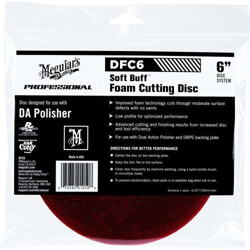 Burete Polish Abraziv Meguiars Soft Buff DA Foam Cutting Disc, 6, DFC6