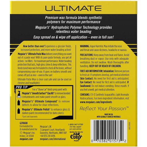 Ceara Auto Solida Meguiars Ultimate Paste Wax, 226g
