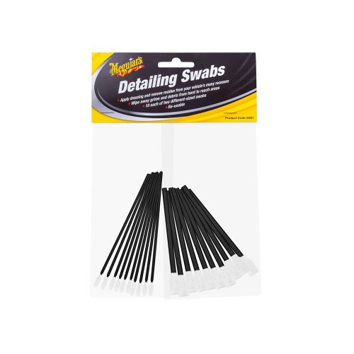 Set Betisoare Detailing Meguiar's Detailing Swabs, 20 buc