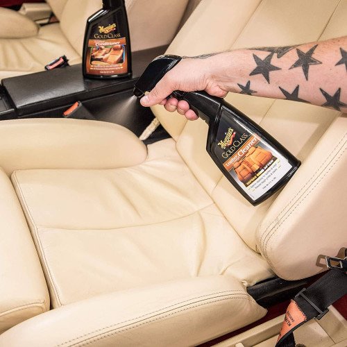 Solutie Curatare Piele si Vinil Meguiars Gold Class Leather and Vinyl Cleaner, 473ml