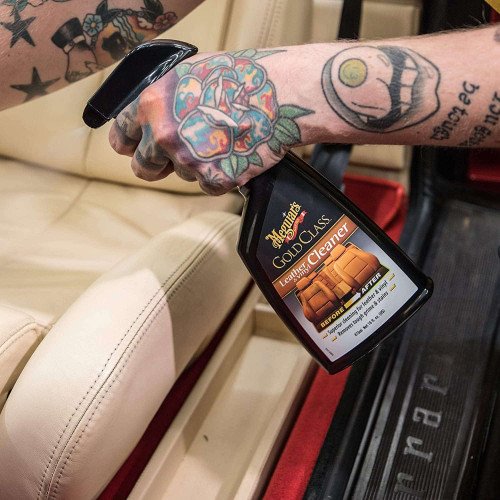 Solutie Curatare Piele si Vinil Meguiars Gold Class Leather and Vinyl Cleaner, 473ml