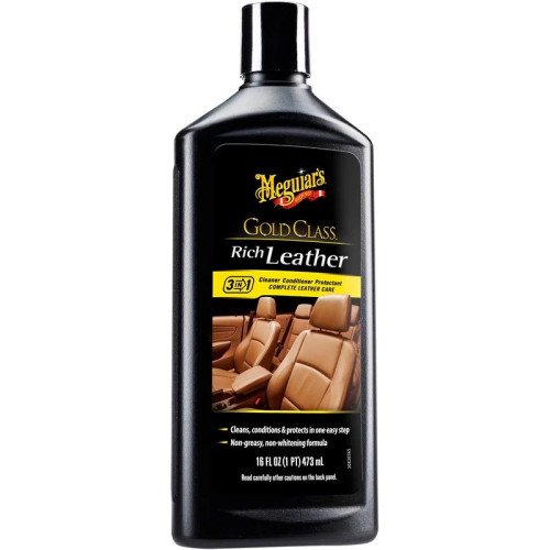 Solutie Intretinere Piele Auto Meguiar's Rich Leather 3 in 1, 473ml