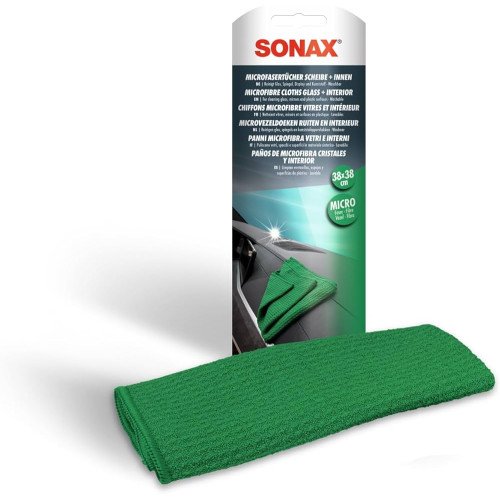 Laveta Microfibra pentru Interior si Geamuri Sonax, 38 x 38cm