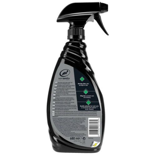 Dressing Anvelope Turtle Wax Hybrid Graphene Acrylic Tire Shine Spray Coating, 680ml