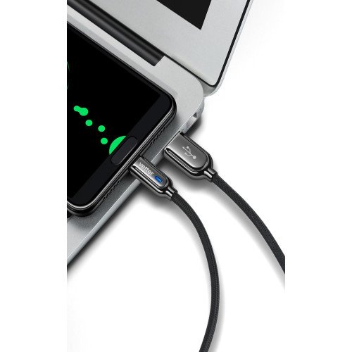 Cablu de date si incarcare Vetter Smart Type-C, Auto Disconnect, 1.2m