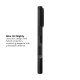Husa Iphone 16 Pro Max Clip-On MagSafe Vetter Aramid Fiber Hybrid Kevlar Slim, Negru