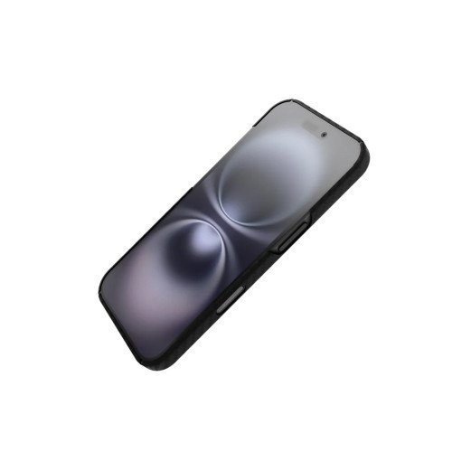 Husa iPhone 16 Clip-On MagSafe Vetter Aramid Fiber Kevlar, Negru
